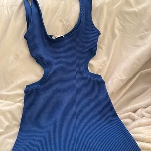 Zara mini cut out dress